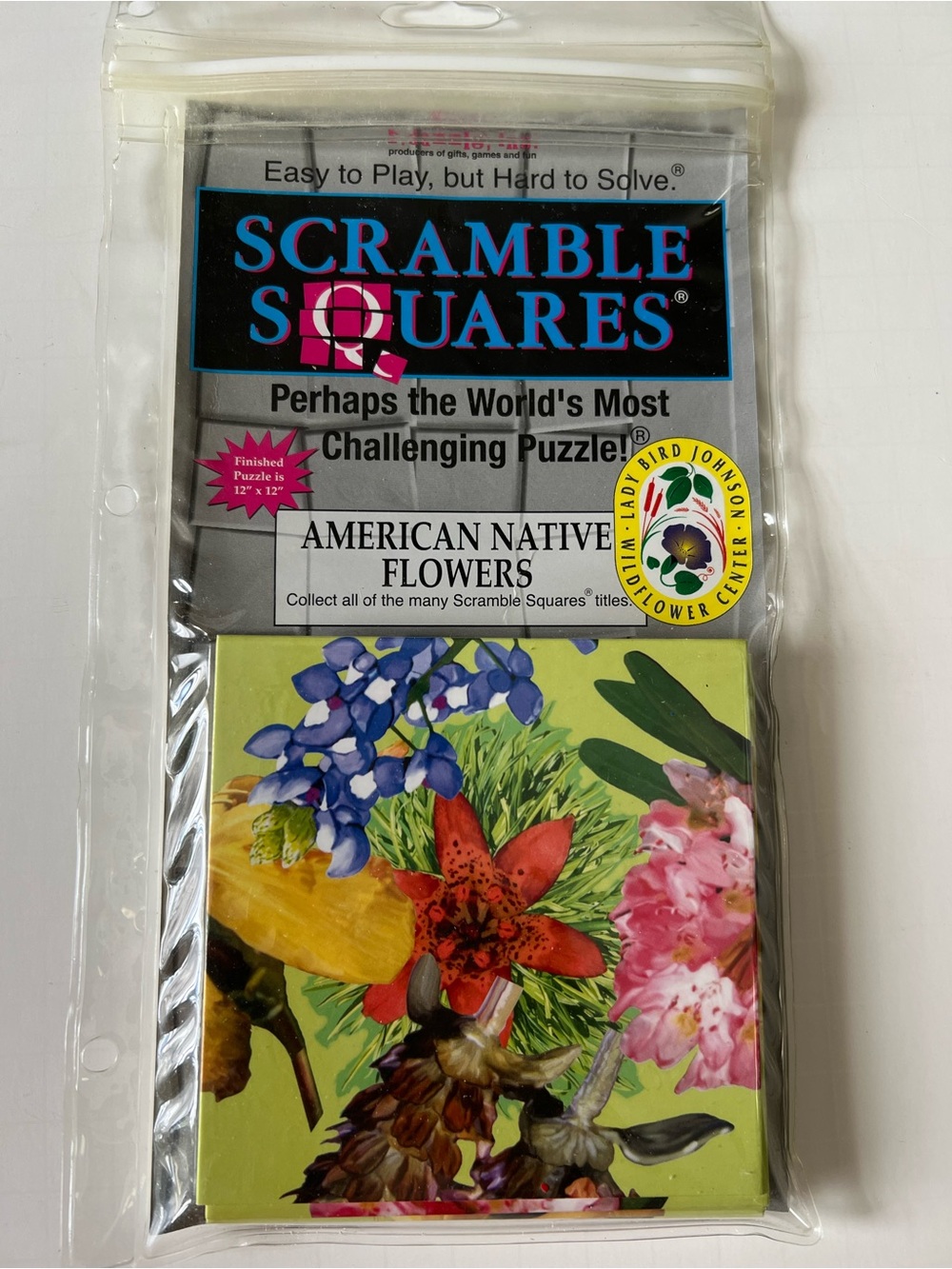 Scramble Squares Puzzle American Native Flowers Educational Fun Games b.dazzle